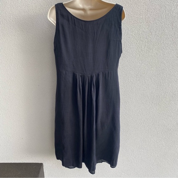 Eileen Fisher 100% Silk Dress with slip size Large - Picture 3 of 11